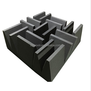 Mousse acoustique haute densité Woxin, design moderne, écologique, forme de coin, éponge insonorisante <span class=keywords><strong>pour</strong></span> application murale dans les studios, KTV - Product Image 4