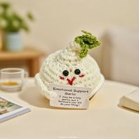 Vente en gros de collection de peluches au crochet faites à la main, adorables poupées tricotées inspirantes, cadeaux populaires pour les détaillants