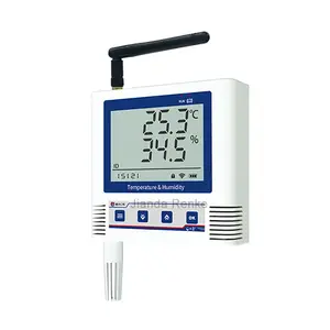 Registrador de datos de temperatura y humedad inalámbrico IoT Lora alimentado por batería con alarma