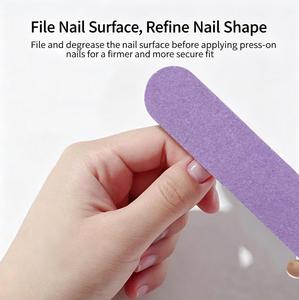 5PCS <b>Nail</b> Art Tool Set, Sponge Buffer & Wooden <b>Nail</b> File <b>Kit</b> with Cuticle Pusher & Cleaning Brush - Product Image 5