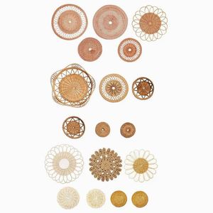 Décoration Murale Artistique Indienne pour Chambre Homme, Bleu Rond, <span class=keywords><strong>2022</strong></span>, <span class=keywords><strong>Nordica</strong></span>, Pack de 2 Pièces, Amour Mignon Chic, Salle de Bain - Product Image 2