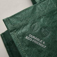 Estuche para Lápices de Tyvek con Logotipo Personalizado, Bolsa de Maquillaje Impermeable de Papel DuPont, Bolsa de Almacenamiento de Papelería Minimalista Reutilizable y Ecológica