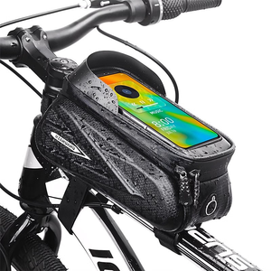 Étui de rangement étanche pour téléphone à écran tactile 7,2 pouces pour cadre avant de VTT/vélo de route, accessoires de cyclisme, sacoche pour vélos électriques et boîtes de vélo - Product Image 1