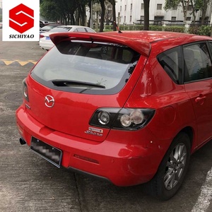 Alerón para <span class=keywords><strong>Mazda</strong></span> M3 2006-2012, Alerón Trasero para <span class=keywords><strong>Mazda</strong></span> <span class=keywords><strong>3</strong></span> Hatchback con Luz, Alerón Trasero de Color para Automóvil - Product Image 2