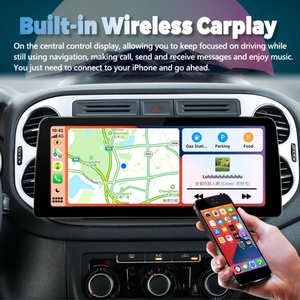 Lecteur vidéo de voiture Android 13 avec écran de 12,3 pouces, autoradio 2Din, stéréo pour Volkswagen Tiguan 2006 - 2016, GPS, multimédia, Carplay, unité principale - Product Image 2