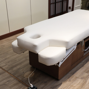 Lit de soin spa électrique Btws avec plateau chauffant en latex, accoudoirs réglables, cadre en bois – Vente en gros usine - Product Image 4