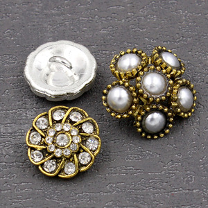 Ưa thích embellishments kim cương nút Vòng Tinh thể thủy tinh nút Rhinestone <span class=keywords><strong>Shank</strong></span> nút cho may áo - Product Image 5