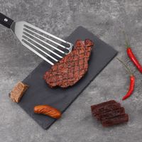 Spatule de cuisson en acier inoxydable friture Steak pelle BBQ Grill Turner dîner nourriture Wok pelles crêpe pelle Pot spatule Turner