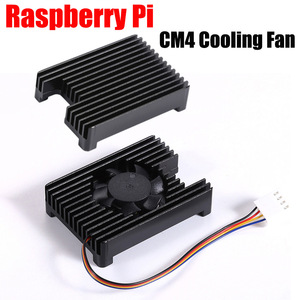 Módulo de Computação <span class=keywords><strong>Raspberry</strong></span> <span class=keywords><strong>Pi</strong></span> CM4 <span class=keywords><strong>4</strong></span> Radiador Dedicado com Ventoinha Velocidade Ajustável PWM Material de Liga de Alumínio Fabricado na China - Product Image 1
