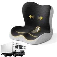 Coussin de soutien lombaire et dorsal ergonomique en mousse à mémoire de forme souple pour siège de voiture et chaise de bureau