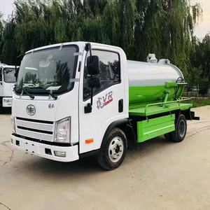 Piccola aspirazione fogna e pulizia ad alta pressione camion 3000-4000L vuoto delle acque reflue camion fossa settica - Product Image 2