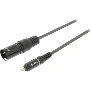 Cable de audio Sweex de 5m XLR macho a RCA macho - Product Image 3
