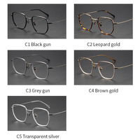 8512 Montures de lunettes de créateurs aux couleurs mélangées, dernières tendances, nouvelles montures de lunettes fantaisie aux couleurs vives pour hommes