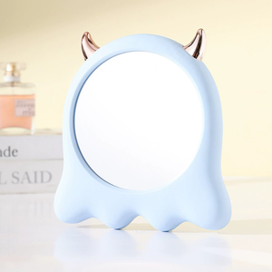 Mignon petit diable miroir de <span class=keywords><strong>maquillage</strong></span> de bureau qui peut être accroché ou érigé léger <span class=keywords><strong>maquillage</strong></span> de luxe pour filles miroir usine en gros - Product Image 6