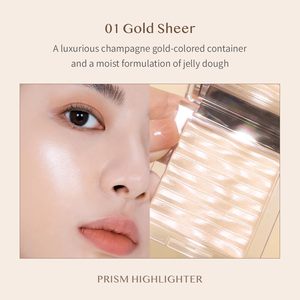 Clio Professional Prism Highlighter 01 Gold Sheer Pressed Powder Shimmering All Skin Tones - Product Image 4