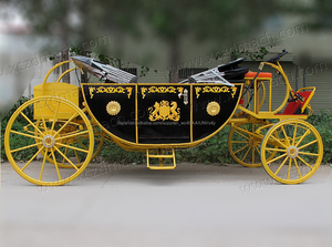 El Príncipe carruaje clásico caballo real transporte/estilo moderno carruaje real/diseño personalizado a caballo {ZD-RC17} - Product Image 2