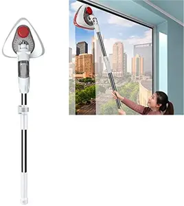 Double-seite Magnetic Glass Cleaner Wiper Magnetic Window Cleaner With Rod für Double Glazed Window Thickness 0.3 "-1.4" (8-36mm)