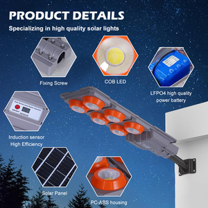 Lámpara Solar Exterior de Aluminio con Protección ABS, Ahorro de Energía, 100 200, Todo en Uno, Evitable, OE E - Product Image 2