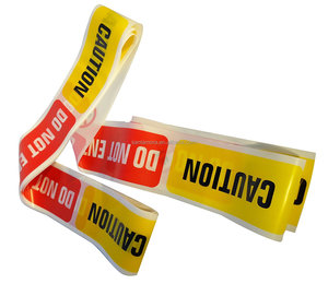 Caution <b>Do</b> Not Enter Warning Tape 2 In Width Polyethylene Hazard Barrier Tape - Product Image 1
