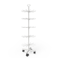 Étagère rotative personnalisée Étagère de rangement pour peignes Étagères métalliques Étagères de rangement à roulettes avec roulettes