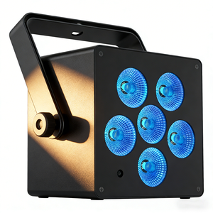 Luz LED Recargable para Escenario con Batería, Luz de Efectos Portátil Inalámbrica con Control Remoto para Fiestas, DJ, Escenarios y Eventos - Product Image 3