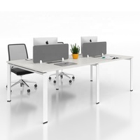 Pieds métalliques de conférence pour tables, station de travail, cadre de bureau