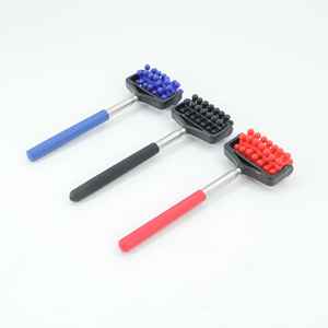 Alat pijat tubuh portabel teleskopik, alat pijat tubuh Stainless Steel - Product Image 1