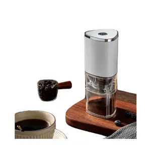 เครื่องบดกาแฟเสี้ยนไฟฟ้าแบบพกพาเครื่องบดกาแฟเสี้ยนทรงกรวยแบบอัตโนมัติเมล็ดกาแฟขนาดเล็ก