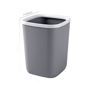 Rectangular Plastic Trash Can 10L Lidless Indoor Waste <b>Bin</b> for Living Room Kitchen Bathroom - Product Image 5
