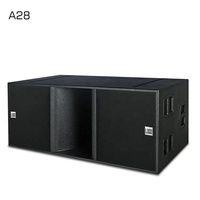Système de sonorisation A28 DJ de haute qualité, enceinte Line Array, système néodyme, double subwoofer ferrite de 18 pouces pour festival de musique, systèmes de son surround