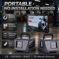 GATmatic GA-500 Alineador de Ruedas Inalámbrico 5D, Cámara Magnética Portátil, Alta Precisión Óptica, Sin Haz, IA para Automóviles, 10000mAh, Certificado CE