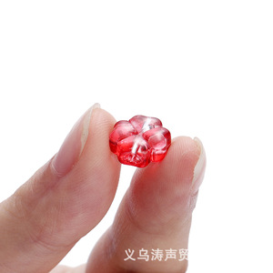 Glass Four <b>Leaf</b> Clover Beads 10mm Multi Colored For Jewelry Making DIY Bracelet Necklace - Product Image 3