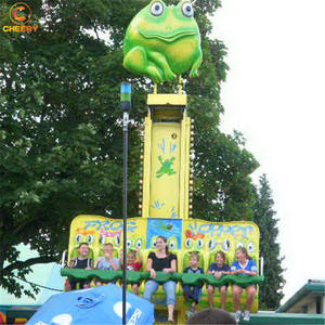 Andere Vergnügung spark produkte Funfair Kinder Attraktion springen Frosch <span class=keywords><strong>Hopper</strong></span> Fahrt Mini Drop Tower Fahrt - Product Image 3