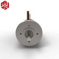 Motor de Engranajes de CC sin Escobillas de Alto Torque y Bajo Ruido SBR3678B-02 con Certificación ROHS, 48V con Codificador Integrado para Robots