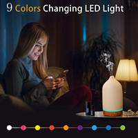 Diffuseur ultrasonique populaire et de vente chaude d'aromathérapie nébuliseur humidificateur électrique diffuseur en céramique pour le ménage