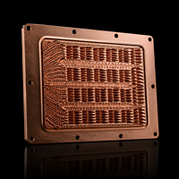 Placa Fría Líquida de Aleación de Cobre Impresa en 3D Personalizada para Enfriamiento de GPU, Servidores de IA, IGBT y Vehículos Eléctricos