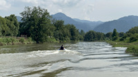 Bateau, jet-boat, kayak, jet ski – Vente directe usine – Jet ski commercial électrique en fibre de verre 18KW 48KM/H à faible entretien pour parcs d'attractions