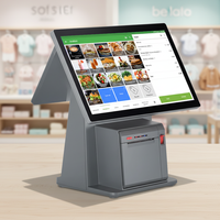 Système de point de vente tout-en-un FYJ-F2 avec lecteur NFC frontal, écran tactile de commande personnalisé de 14 pouces, terminal de point de vente pour magasin de vêtements