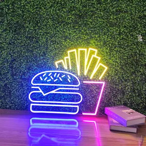 OUX Free Design No MOQ New Design the Neon Lights Words Customized Werbung Led Neon Sign Light