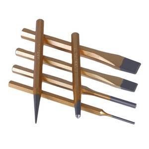 Julong Chisel Tool Set 6Pcs 12Pcs <b>Pin</b> <b>Punch</b> With Wooden Handle For Metal Wood Stone Work - Product Image 5