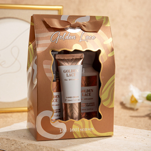 Vente en gros, nouveauté, ensemble cadeau 3 pièces pour le bain et le corps avec parfum à la vanille, ensemble cadeau pour femmes pour <span class=keywords><strong>spa</strong></span> à domicile - Product Image 5