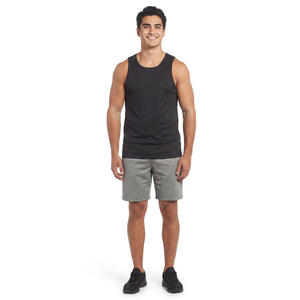 Débardeur décontracté pour homme personnalisé, tissu 100% respirant et à séchage rapide, style tricoté, en vente - Product Image 1
