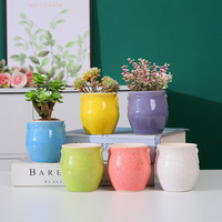 Pot de fleurs en céramique rose émaillé en forme de botte, design personnalisé pour la promotion du logo de la marque de jardinières, style américain du Fujian