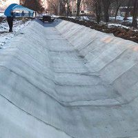Rouleaux de couverture en ciment liquide solidifié pour la construction de fossés de drainage, de barrages et de talus