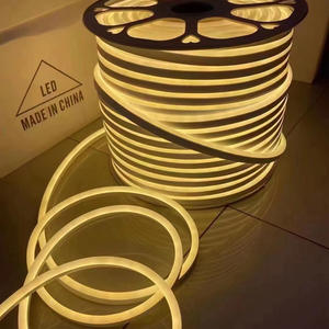 ไฟ LED แบบเชือกสำหรับภายนอกอาคาร มาตรฐาน IP67 ราคาประหยัด แสงวอร์มไวท์ แสงโคลด์ไวท์ แสงสีทองเหลือง 220v ขนาด 8x16 มม. ม้วน 100 เมตร ไฟนีออน LED 220v - Product Image 3