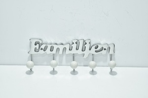 Best Quality Familien <b>Wall</b> <b>Hook</b> Rack Aluminum Decorative Coat <b>Hook</b> <b>Key</b> Holder <b>for</b> Entryway Bedroom Home Decor <b>for</b> Export Price - Product Image 2