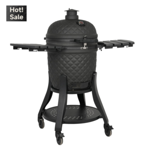 Parrilla Kamado de Cerámica Negra de 22 Pulgadas, Fabricada por SEB, Parrilla Kamado <span class=keywords><strong>para</strong></span> Barbacoa, Parrilla de Carbón - Product Image 1