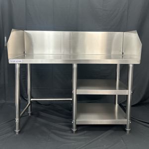 VICTORY Heavy-Duty Stainless Steel Coaming Table round Leg workbench Catering <b>Equipment</b> for Hotels & Restaurants supplies - Product Image 6