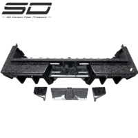 Pare-chocs arrière en fibre de carbone SD de haute qualité pour Tesla Cybertruck, kit carrosserie large style Msy, directement de l'usine, haute performance