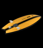 Vente chaude Planches de wakesurf en résine époxy de qualité supérieure personnalisées Noyau en mousse EPS Wakeboard en fibre de verre Bois fabriqué EVA